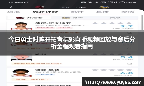 今日勇士对阵开拓者精彩直播视频回放与赛后分析全程观看指南